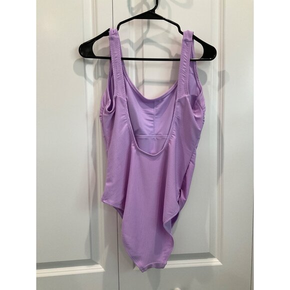 Ninety-Nine Degrees High Leg Cheeky One-piece Swimsuit NEW size Large - Picture 3 of 4